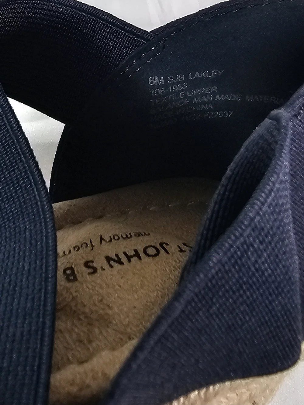 St. John's Bay Navy Crisscross Espadrille Wedge